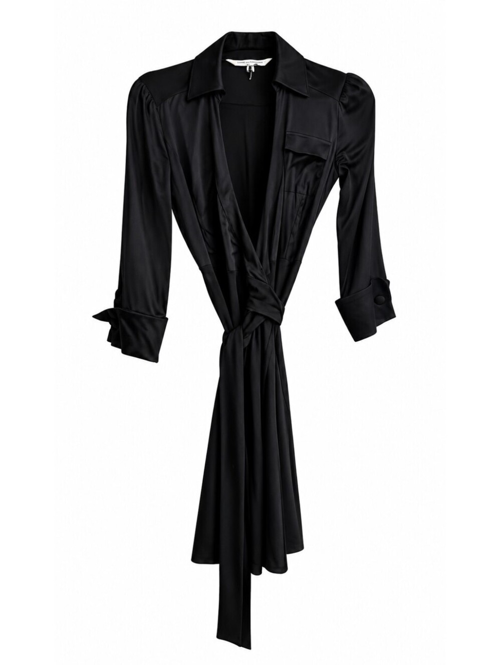 Diane Von Frustenberg XS Wool Silk Wrap Dress